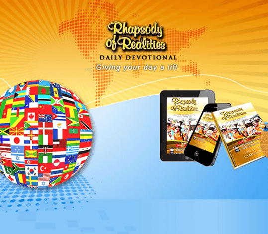 Transforming lives, one page at a time. - Rhapsody of Realities